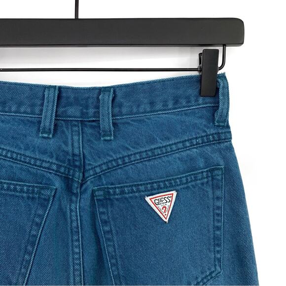 VTG GUESS Skinny Jean Teal Denim 28 (25) - Picture 13 of 13